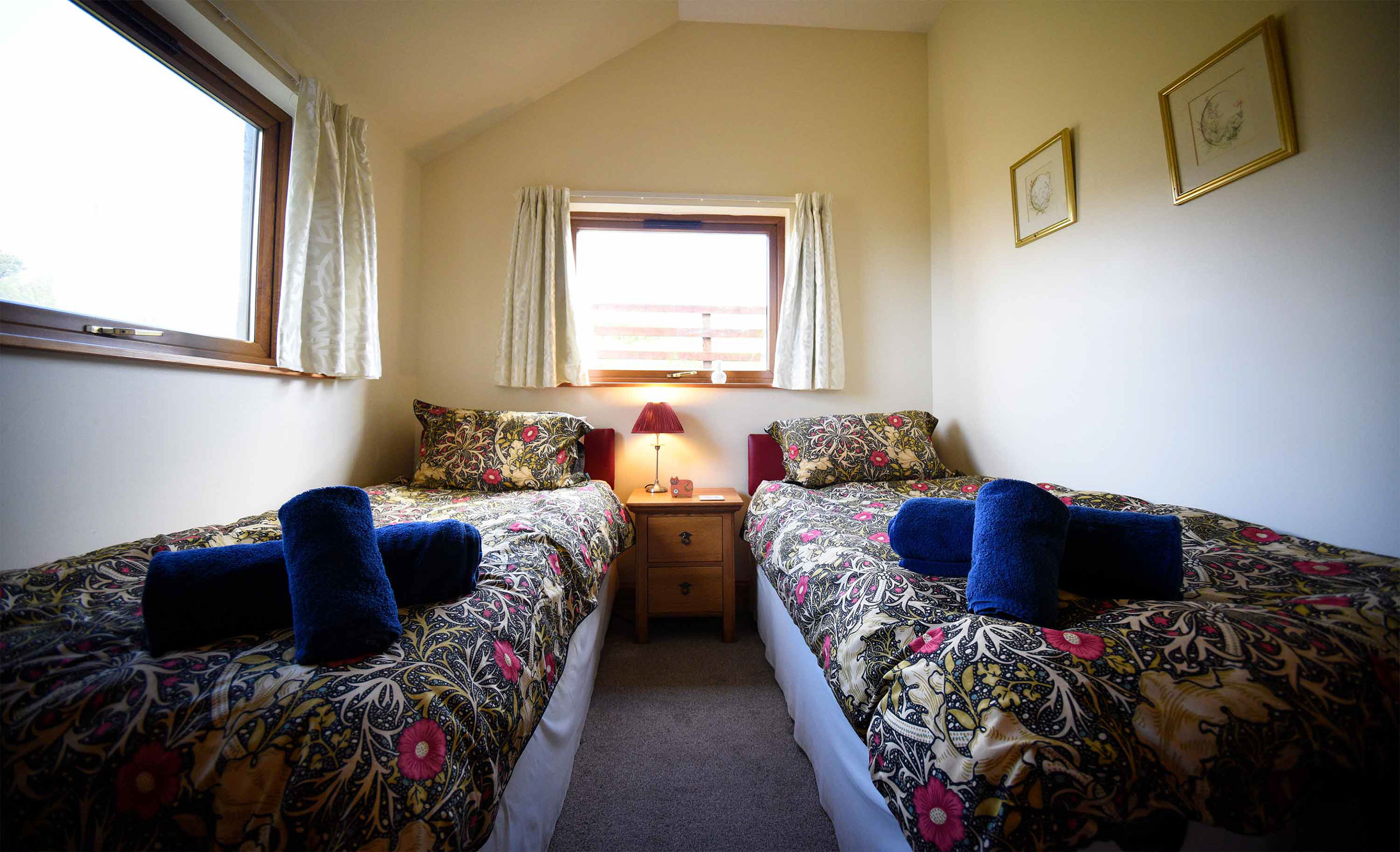 Comfortable Twin Size Beds with WIFI Internet access