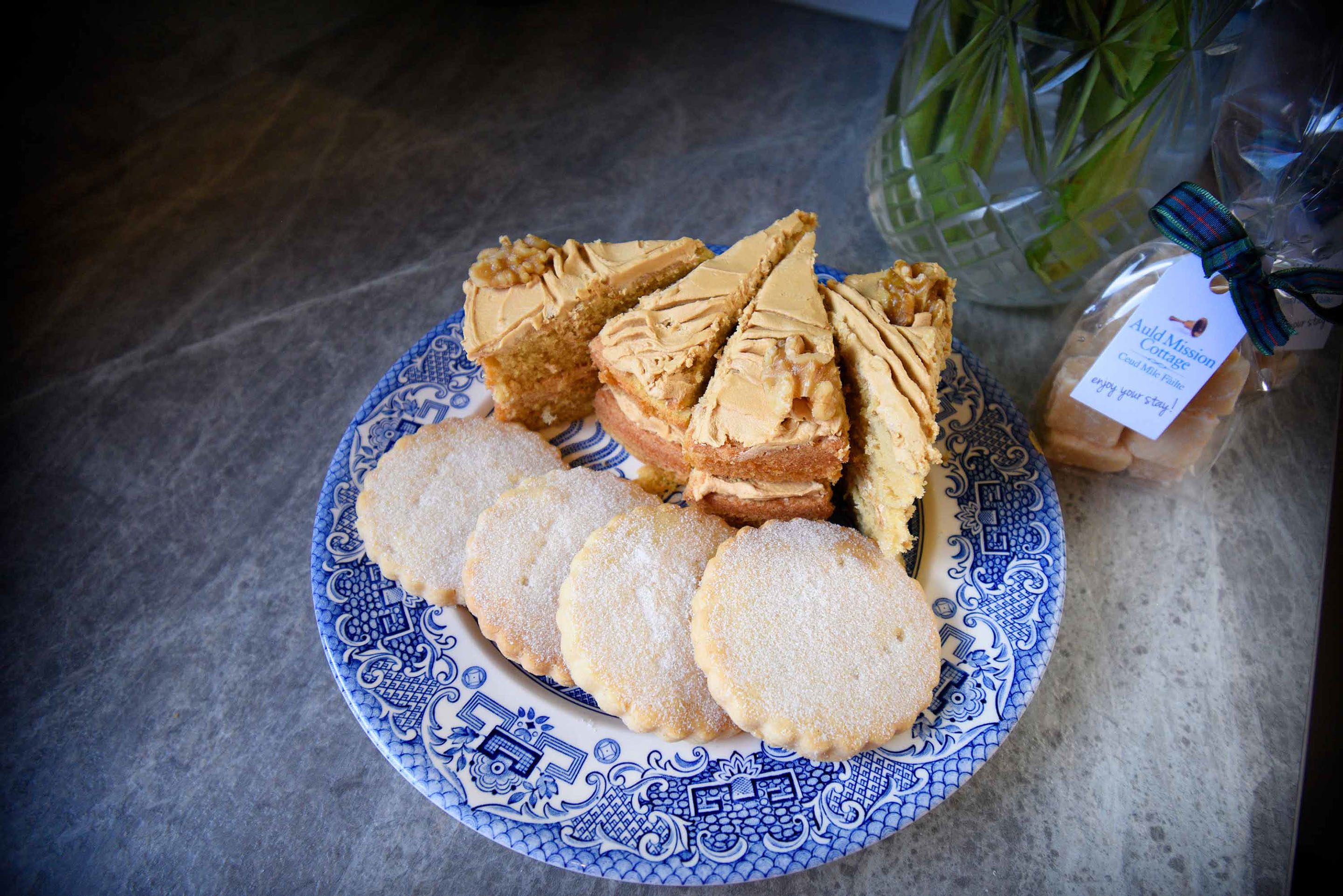 Enjoy home baking on arrival at Auld Mission Cottage Self Catering in Waternish