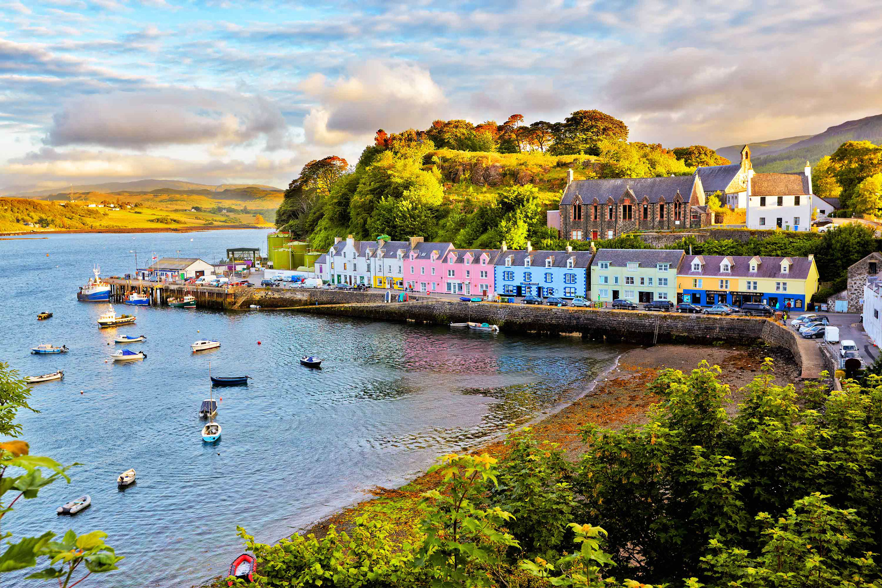 Portree Harbour on the Isle of Skye