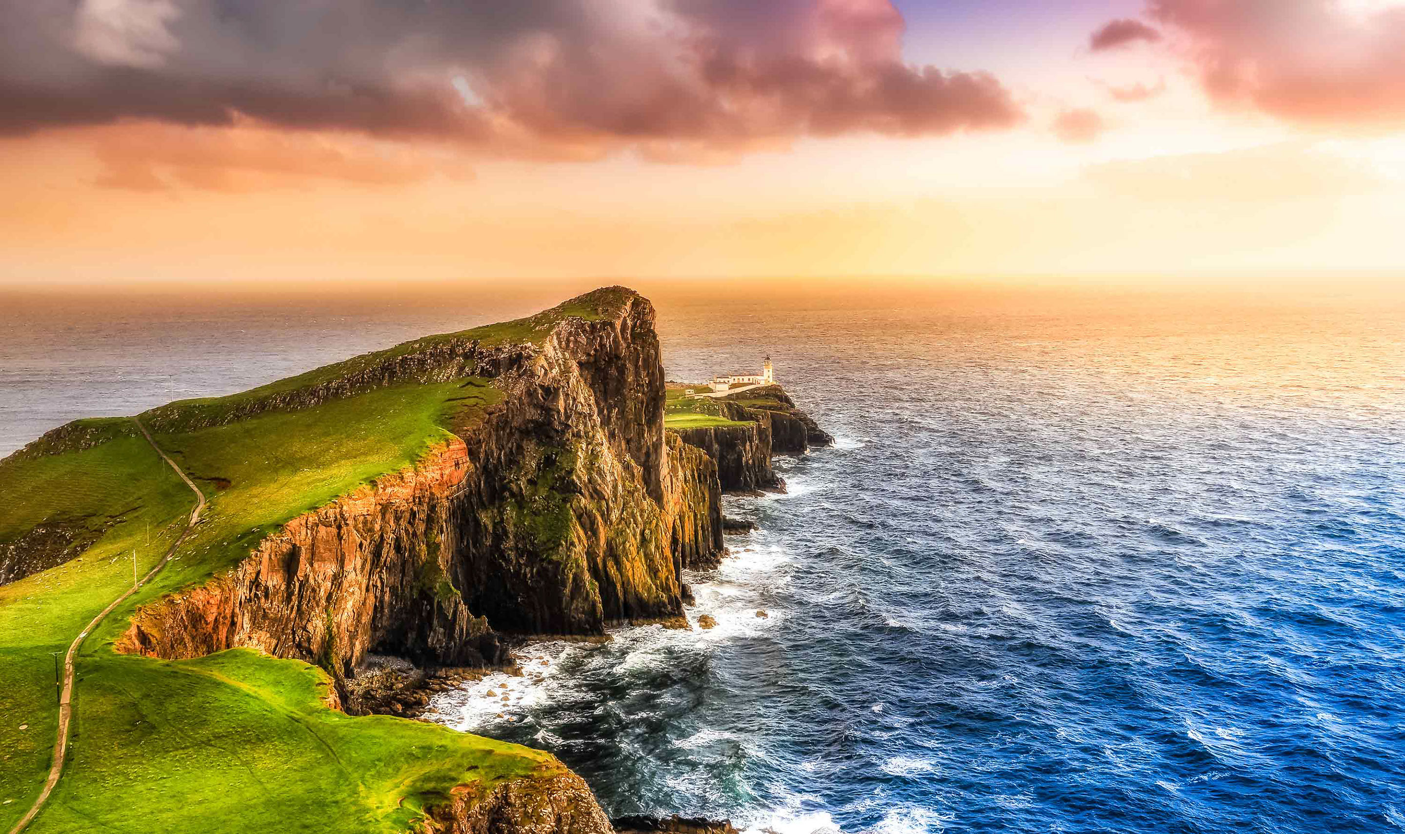 Neist Point Lighthouse on the Isle of Skye